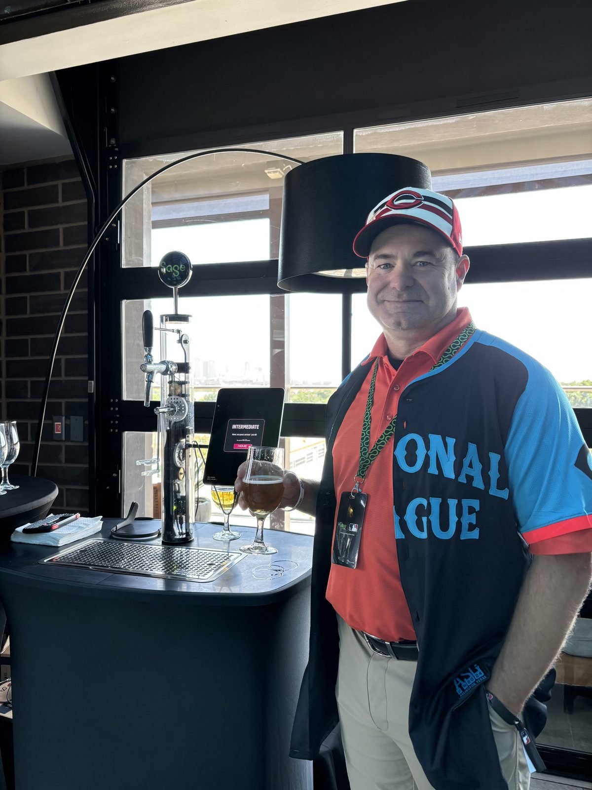 Homer pour in progress, Sage x MLB party in Fort Worth